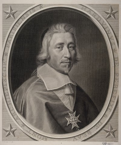 Hardouin de Péréfixe de Beaumont, Erzbischof von Paris. 1665. von Robert Nanteuil