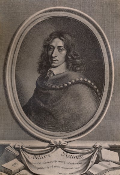 John Evelyn, englischer Schriftsteller, Gärtner und Tagebuchautor, um 1650, 1894 von Robert Nanteuil