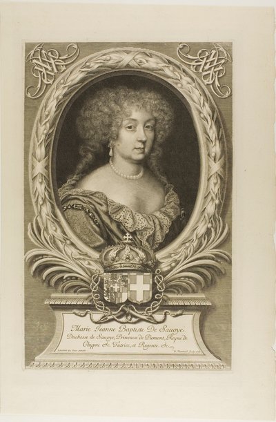 Marie Jeanne Baptiste de Savoye von Robert Nanteuil
