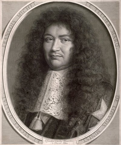 Porträt von François Michel Le Tellier von Robert Nanteuil