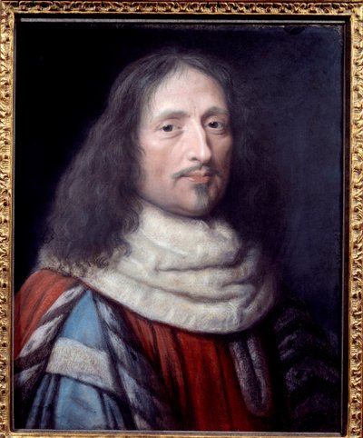 Porträt von Guillaume de Lamoignon (1617-1677) Erster Präsident des Parlaments von Paris. Gemälde von Robert Nanteuil (1623-1678) 17. Jahrhundert Paris, Musée Carnavalet von Robert Nanteuil