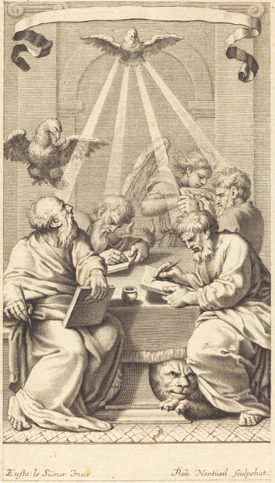 Die vier Evangelisten von Robert Nanteuil