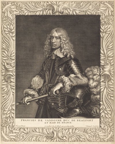 François, Herzog von Beaufort von Robert Nanteuil after Jean Nocret
