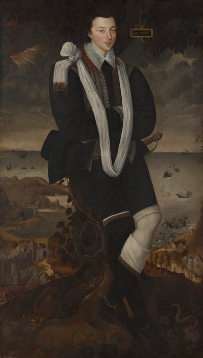 Porträt von Anthony Maria Browne, 2. Viscount Montagu von Robert Peake the elder