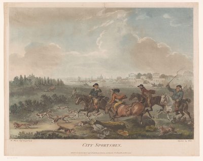 Chaotische Jagd mit Hunden von Robert Pollard (I) (possibly)