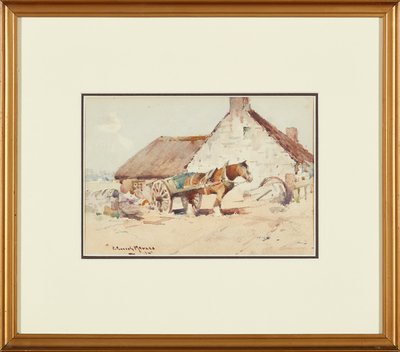 Pferd und Wagen von Robert Russell MacNee