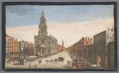 Ansicht von Somerset House und der Kirche Saint Mary-le-Strand in London von Robert Sayer