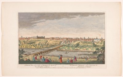 Ansicht der Stadt Madrid von Robert Sayer