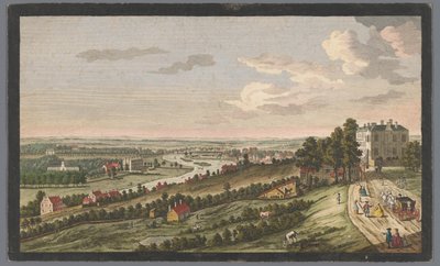 Ansicht der Stadt Richmond am Fluss Themse (Theems) von Robert Sayer