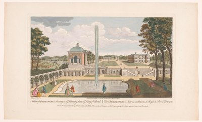 Blick auf das Schloss Moritzburg von Robert Sayer