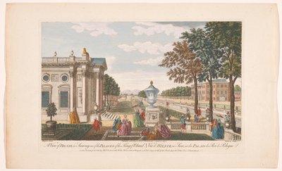 Ansicht von Schloss Pillnitz von Robert Sayer