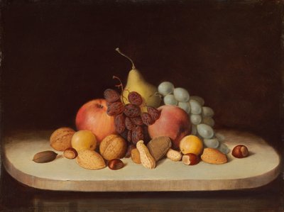 Stillleben mit Früchten und Nüssen von Robert Seldon Duncanson