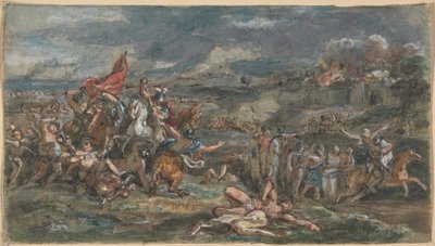 Schlachtenszene von Robert Smirke