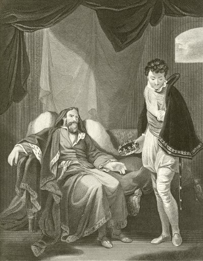Heinrich IV. tadelt Prinz Heinrich von Robert Smirke