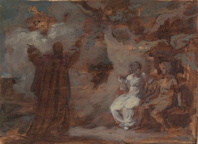 Prospero beschwört ein Maskenspiel für Ferdinand und Miranda von Robert Smirke