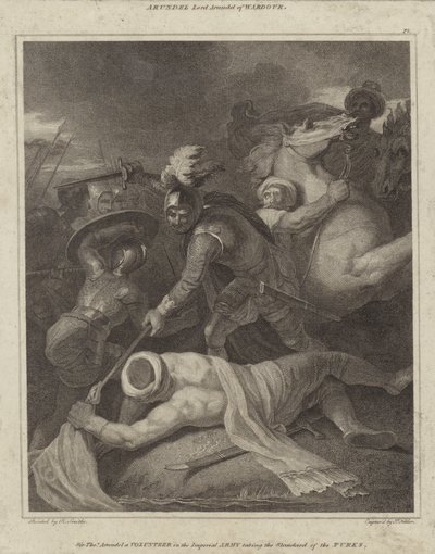 Sir Thomas Arundell nimmt das Banner der Türken von Robert Smirke