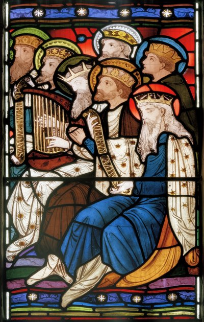 Lobende Könige (Detail aus Das Jüngste Gericht) von Robert Turnill Bayne