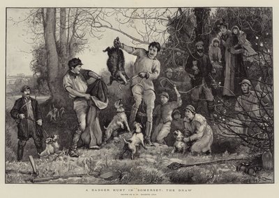 Eine Dachsjagd in Somerset, der Zug von Robert Walker Macbeth