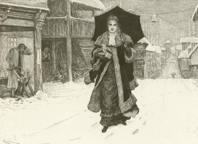 Lady Bountiful (Gravur) von Robert Walker Macbeth