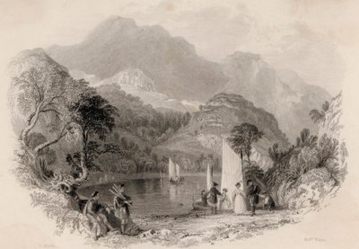 Pass der Trossachs, Loch Katrine, Schottland von Robert Wallis