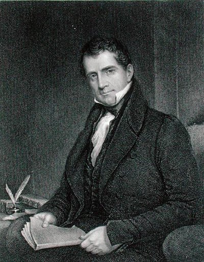 Theodoric Romeyn Beck (1791-1855) graviert von John Francis Eugene Prud