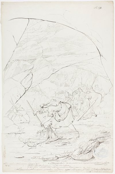 Lemminkäinens Mutter in Tuonela von Robert Wilhelm Ekman