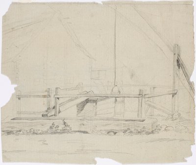 Brunnen eines Bauernhauses von Robert Wilhelm Ekman