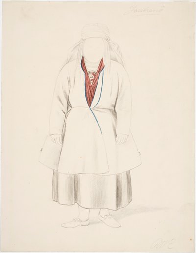 Stehende Bäuerin aus Joutseno von Robert Wilhelm Ekman