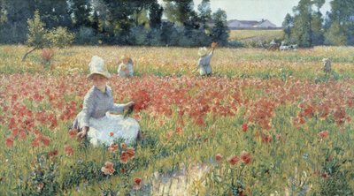 In Flanders Field - Wo Soldaten schlafen und Mohnblumen wachsen von Robert William Vonnoh