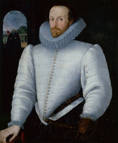 Porträt von Sir Walter Raleigh von Robert the Elder Peake