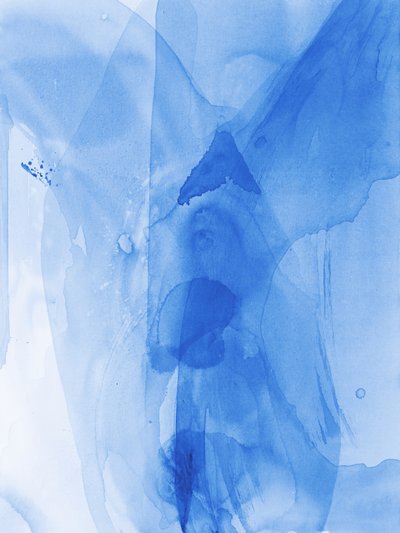 Fließendes Blaues Abstrakt von RodMacIver