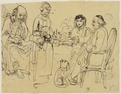 Almosen für die Armen von Rodolphe Bresdin