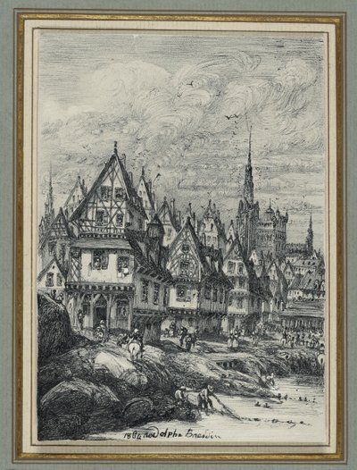 Fischereihafen von Rodolphe Bresdin