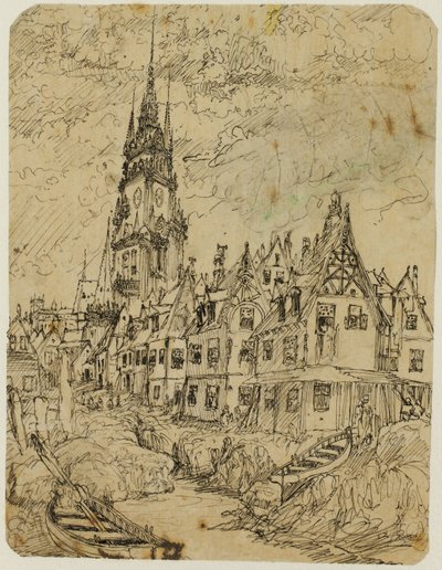 Maritimes Dorf von Rodolphe Bresdin
