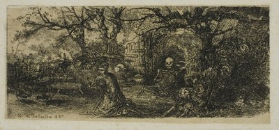 St. Antonius und der Tod von Rodolphe Bresdin