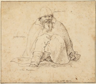Sitzender Mann von Roelandt Savery