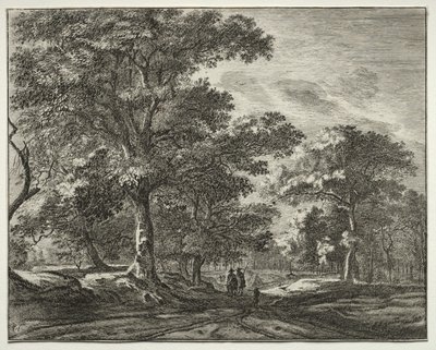 Sechs Ansichten im Wald von Den Haag (Serie) von Roelant Roghman