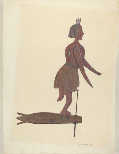 Wetterfahne, ca. 1940 von Roger Deats