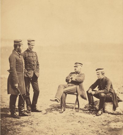 Generalleutnant Barnard und Stab von Roger Fenton