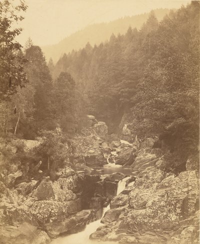 Am Llugwy, unterhalb der Swallow Falls von Roger Fenton