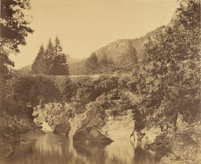 Teich unterhalb Pont y Pari, Bettway Coed, Wales. von Roger Fenton