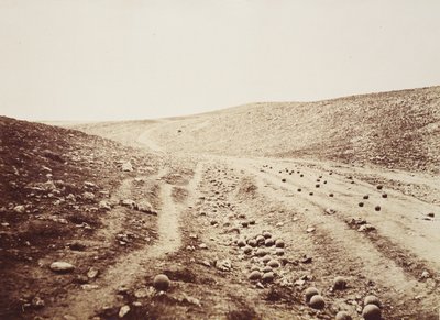 Das Tal des Todesschattens von Roger Fenton