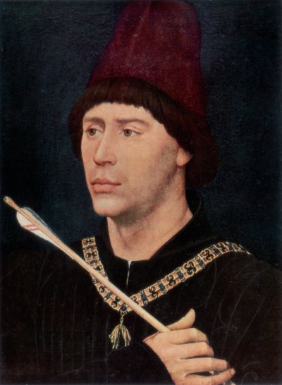 Porträt von Antoine, Bastard von Burgund, um 1456, 1927 von Rogier van der Weyden