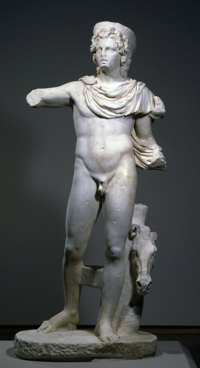 Himmlischer Gott oder Held, spätes 2. oder frühes 3. Jh. n. Chr. (Marmor) von Roman