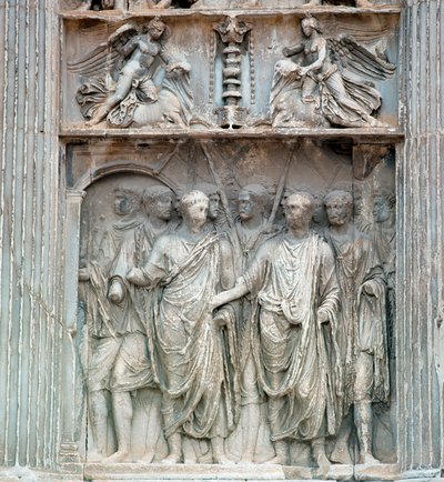 Kaiser Trajan kehrt aus Germanien zurück, 99 n. Chr. von Roman