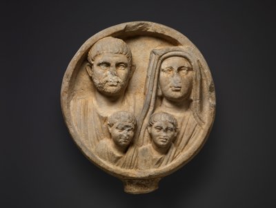Grabrelief, 2.-3. Jahrhundert n. Chr. (Marmor) von Roman