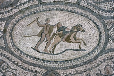 Herkules und die Amazonenkönigin, vom Boden des 