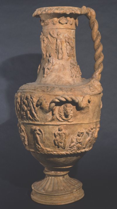Hydra verziert mit Relief, Falierii (Ton) von Roman
