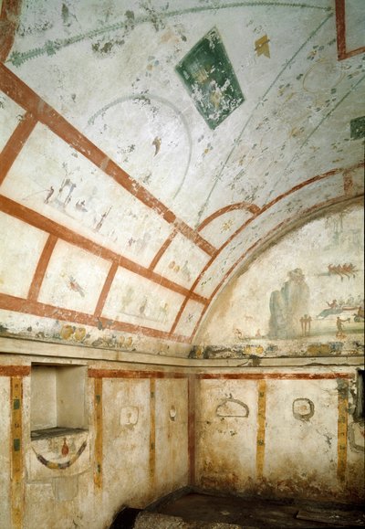 Römische Kunst: Ansicht des Grabes von Caivano von Roman