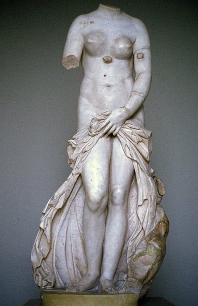 Venus Laudolina oder Anadyomene. Skulptur, Museum von Syrakus, Sizilien, Italien von Roman